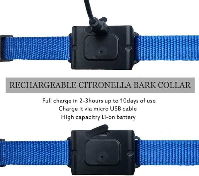 Citronella Dog Bark Collar,Anti Bark Spray Collar,Citronella Dog Bark Training Collar for Small Medium and Large Dogs