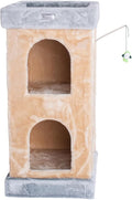 Maykoosh Cat House Condo - Modern Stylish Cat Tree with Scratching Post - 15x15x32