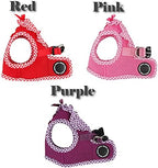 Puppia Vivien Vest Dog Harness Step-in All Season Mesh Cute No Pull No Choke Walking Training for Small Dog, Purple, Large