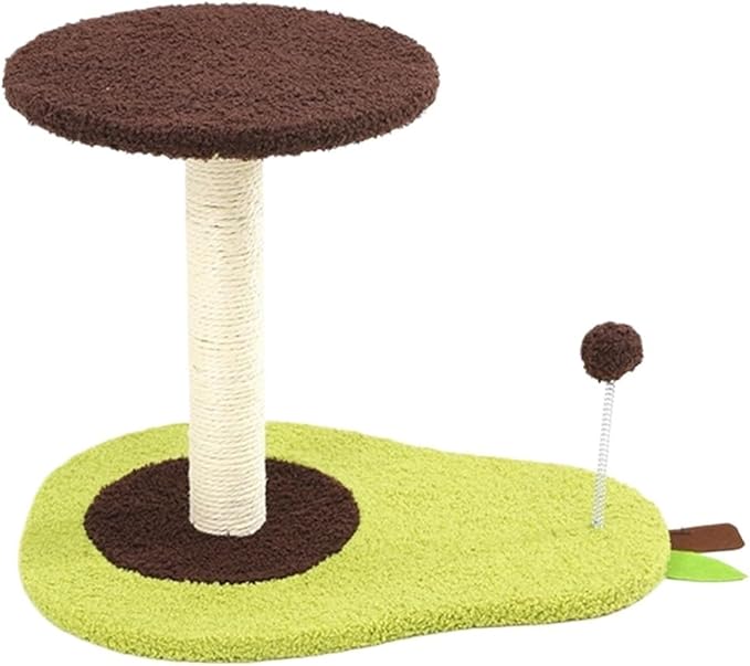Cat Tree Activity Indoor Outdoor Post Avocado Cat Tree for Indoor Tower Cozy Top Perch Sisal Scratching Posts(49 * 35 * 38cmcm)