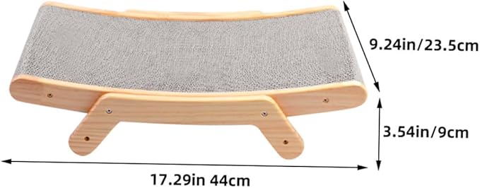 Angoily Cat Scratcher Board Corrugated Paper Scratch Pad for Cats Indoor Kitten Scratching Small Size Pet Supply