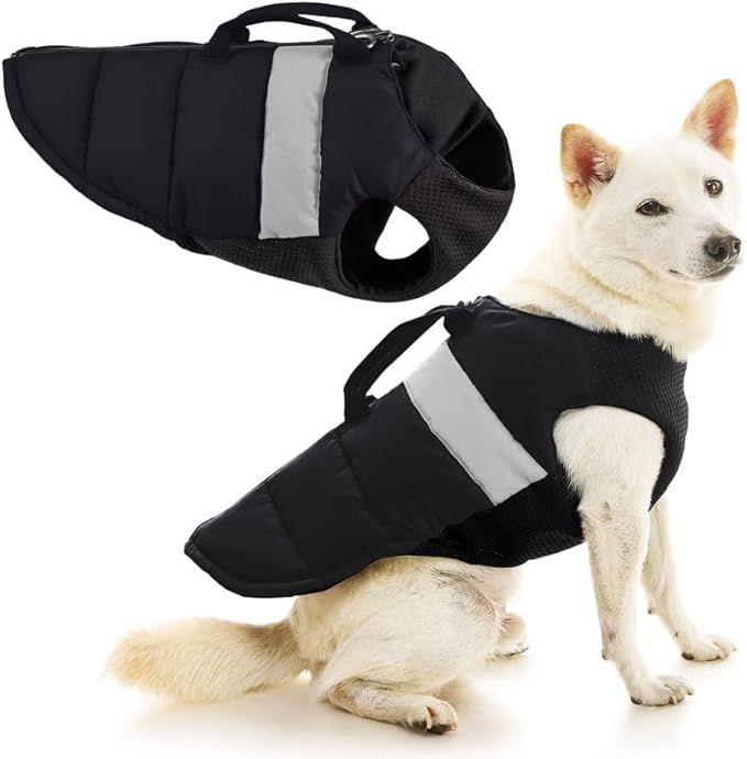 Gooby Padded Vest Lift Dog Harness - Black, X-Large