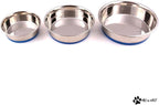 Case Pack of Stainless Steel Heavy Non-Skid Dog Bowls
