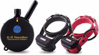 Educator K9-402 Two Dogs K9 Handler Professional E-Collar Training Collar with Remote - Up to 3/4 Mile Range, Waterproof, Rechargeable, 100 Stimulation Levels, Vibration, Tone, 33-Inch Bungee Collar