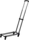 Replacement Rolling Trolley Base for Pet Carrier, 19.3" x 11" Detachable Luggage Cart with Telescopic Handle and Wheels, Universal Frame for Cat Dog Travel Bag (Trolley Only, Pet Bag Not Included)