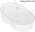 RIZZARI Dog Water Bowl Dispenser: 5L Large Stainless Steel Gravity Feeder - Leak-Proof - Detachable Bowl & Filter Instruction - Easy to Use for Busy Multi-Pet Owners with Small Puppies & Kittens