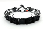 Herm Sprenger Prong Collar for Dogs Training - 2.25mm Prongs for Small Dogs with 14-19" Neck - Quick Release Buckle & Swivel Ring for Easy Use - Made of Durable Black Stainless Steel in Germany