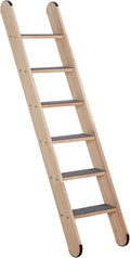 SHENGOCASE Solid Wood Wall Leaning Cat Ladder for Indoor Cats and Small Medium Dog, Stair Step for Window Bed, Wall Climbing Furniture (47.2")