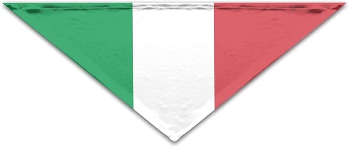 Dog Bandanas Italian Flag Pet Bandana Scarf Triangle Bibs Kerchief Accessories for Dogs Cats