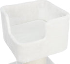 TRIXIE Ava Cat Tree with Condo, Cozy Top Platform with Removable Cushion, Dangling Cat Toy