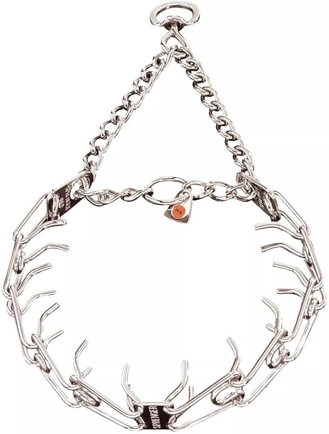 Herm Sprenger - Stainless Steel Ultra-Plus Prong Dog Training Collar - 3.20 mm x 18" Neck Size, 22" Chain Length