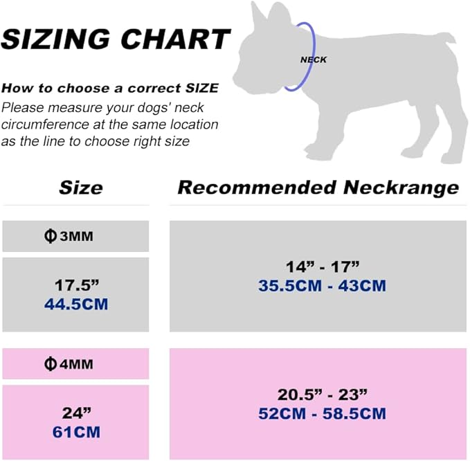 TSPRO Stainless Steel Heavy Duty Metal Dog Collar, Adjustable and Durable Dazzling Pet Collar for Medium to Large Dogs, Ideal for Walking and Training (Sparkly, 4MM*20.5-23 inches)