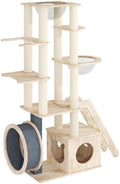 Large Cat Tree Tower Solid Wood (Jute)