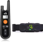 DOG CARE Dog Training Collar with Remote - Shock Collar for All Dogs with 1800FT Remote, Rechargeable Bark Control with Beep/Vibration/Shock Modes, Security Lock, Rainproof