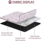 Cat Bed Round Fluffy Hooded Cat Bed Cave, Anti-Anxiety Cave Bed with Hooded Blanket, Cozy Cuddler Luxury Puppy Pet Bed, Anti-Slip Bottom and Machine Washable (Pink, Large)