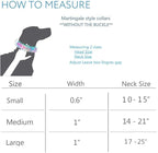 Martingale Dog Collar Escape-Proof for Training - No-Buckle, Durable Polyester Design for Medium Breeds (Ecological Oasis, M)
