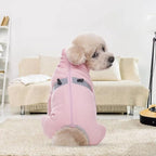 Polar Fleece Dog Pajamas Bodysuit - Small to Medium Dogs, Winter Jacket & Sweater for Small Dogs, Four-Legged Warm Clothes