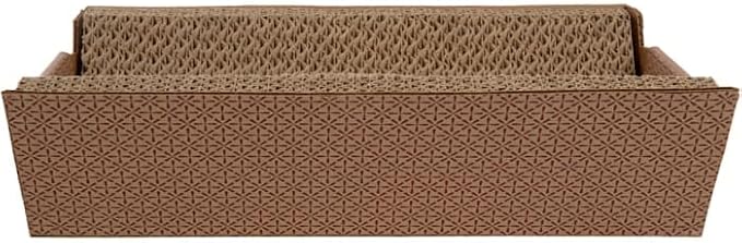 Petlinks Scratcher's Choice+ Cradle Catnip-Infused Corrugate Cat Scratcher & Lounge, 16" L X 4" W X 14" H