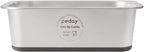 PEDAY 1.2 Gallon Large Dog Water Bowl, 18/8 Human Grade Stainless Steel - Silver Nonslip