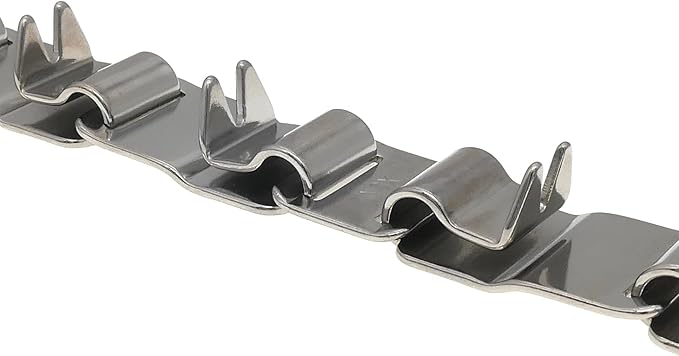 Herm Sprenger NeckTech Sport Dog Training Prong Collar with ClicLock Buckle on The Side No-Pull Collar with Swivel D-Ring Made in Germany (Stainless Steel, 23in (Neck Size up to 20in))