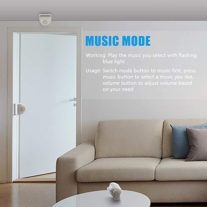 KERUI Wireless Indoor Motion Sensor Door Bell Shop Visitor Alert Chime Alarm Burglar for Business When Entering Door Opens