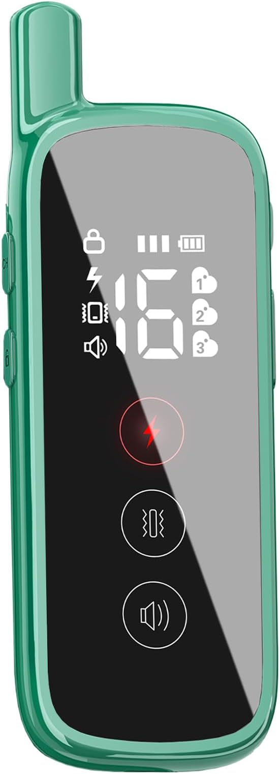Dog Training Collar Accessory, Replacement Dog Shock Collar Remote Control, for D10 Series (Green)