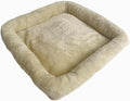 SHENGOCASE Cat Tree Tower Accessories Replacement Parts Top Cushion Bed Cover for Cat Perch with Elastic Band (13.8" x 13.8", Beige)