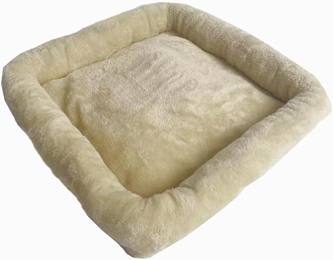 SHENGOCASE Cat Tree Tower Accessories Replacement Parts Top Bed Cover Cushion for Cat Perch with Elastic Band (11.8" x 11.8", Beige)