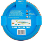 Chuckit! Paraflight Flying Disc Dog Toy - Water Floating Flyer - Durable Nylon Construction with Soft Rubber Edges - for Small and Medium Dogs - Size Small - 6.75" L x 6.75" W (Pack of 2)