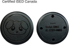 EverNary Dog Door Bell, Wireless Doggie Doorbells for Potty Training,Dog Bells to Go Outside, Dog Bells with Waterproof Touch Button, Dog Bell with 1 Receiver and 3 Transmitters, Black