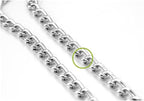 Silver Chain Collar for Dog,2packs Metal Slip Link Martingale Dog Collar Training Heavy Duty Male Boys Dog Chain Female Girls Puppy Collars for XXS XS Small Medium Large Big Breed,XS