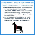 Velpro Mesh Pet Shoulder Harness Collar, 15"-16", Blue