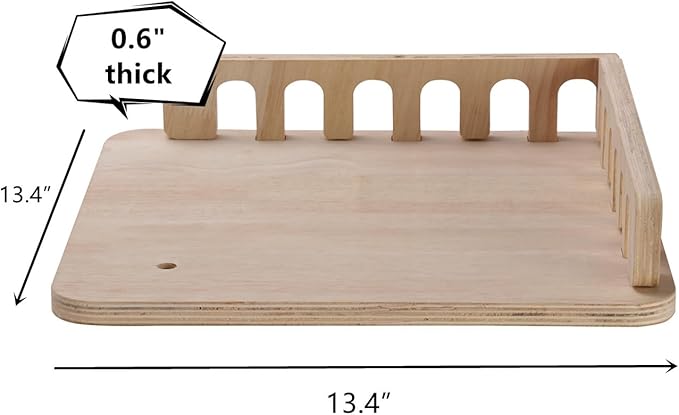 SHENGOCASE 2-Pack Cat Tree Tower Accessories Replacement Parts, Perch, Step, Platform Add-ons for Floor to Ceiling Cat Tree (13.4" x 13.4")