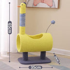 Cat Tree Tower, Cute Unique Modern Cat Tree, Small Space Cat Tree Tower, Simple Floor to Ceiling Cat Activity Trees, Cat Tree Cat Toy for Indoor Cats