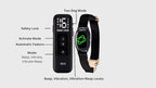 Non-Shock Luxury Bark Collar-Adjustable Fit, No Shock for Small,Medium,Large Dogs, Advanced Technology with Remote, Automatic Bark Collar, Rechargeable, Dog Training, Anti-Barking, Soft Velvet,Black