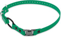 Educator 1-Inch Dog Training Collar Strap – ONLY Fits FE-580, ET-800 & UL-1200 Receivers – NOT Compatible with Mini Educator (ET-300/ET-400) – Quick Snap Biothane Bungee Collar, Green