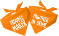 Pawtner in Crime & Trouble Maker Dog Bandana Set (2 Pack - Orange, OS 577 578)