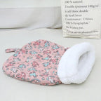 Soft & Safe Cat Tunnel Sleep Bag Bed Cozy Hideway for Kitty's Comfort (Pink, Large)