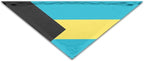 Dog Bandanas Bahamas Flag Pet Bandana Scarf Triangle Bibs Kerchief Accessories for Dogs Cats