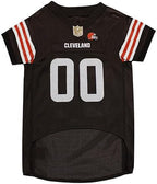 Pets First NFL Cleveland Browns Dog Jersey, Size Large, Football Shirt Costume for Pet, Dog Sports T-Shirt, NFL Team Clothing for Cats, Licensed Pet Apparel Available in 7 Sizes and 32 Teams