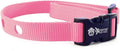 Heavy Duty Nylon Replacement Dog Collar Strap - Compatible with Most Brands/Models of Underground Electric Dog Fences and Training Receivers- Pink