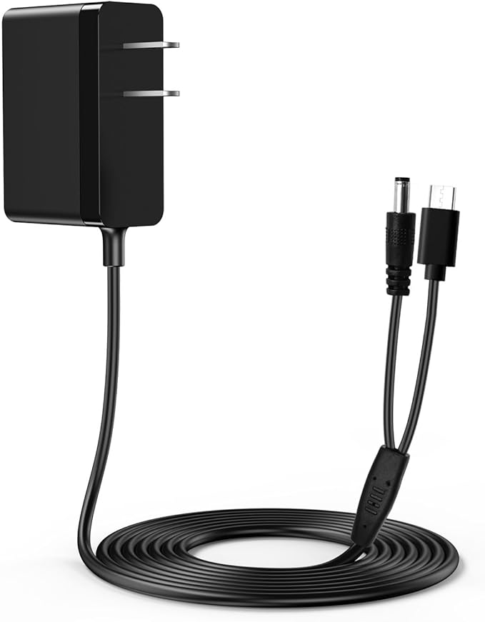 for Educator Charger Dual Lead Charger Compatible with Pro and Easy Series 900 Dog Training Collars Replacement EZ-900, EZ-902, EZ-903, EZ-904, PE-900, PE-902, PE-903 Power Adapter Supply Cord