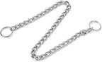 Chain Collar for Dogs,Metal Slip Link Training Heavy Duty Dog Collar Martingale Puppy Collars for Small Medium Large Big XL Breed Dogs Silver XL