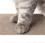 Cat Scratcher, Heavy Duty Scratch Pad, Durable Corrugated Cardboard Scratching Board for Indoor Cats, Double-Sided Usability, Recyclable, with Catnip