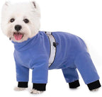 Polar Fleece Dog Pajamas Bodysuit - Small to Medium Dogs, Winter Jacket & Sweater for Small Dogs, Four-Legged Warm Clothes