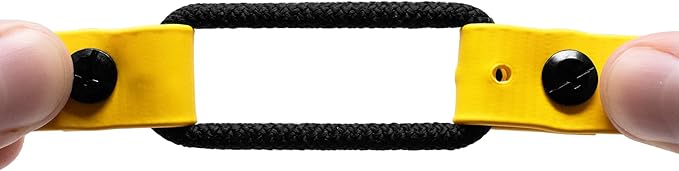 Educator 3/4-Inch Dog Training Collar Strap–ONLY Fits ME-300, ET-300/400, EZ-900, PE-900 & PG-300 Receivers – NOT Compatible with FE-580, ET-800 or UL-1200–Quick Snap Biothane Bungee Collar, Yellow