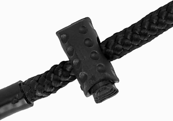 Dingo Gear Choke Collar for Dog Training Handmade of Cord with A Limiter, Waterproof Black S04059, (S)