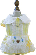 Furbabycare® Elegant Sweet Fashion Puppy Dog Blingbling Princess Skirt Pet Dog Lace Cake Camisole Tutu Dress G-Bear X-Small