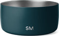 Simple Modern Stainless Steel Pet Water Bowl for Dogs & Cats | Reusable Insulated Stainless Steel Food Bowls for Dog Cat | No Tip No Slip BPA Free | Bentley Collection | Large (64oz) | Riptide