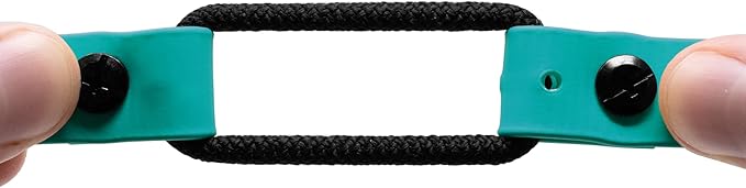 Educator 3/4-Inch Dog Training Collar Strap–ONLY Fits ME-300, ET-300/400, EZ-900, PE-900 & PG-300 Receivers – NOT Compatible with FE-580, ET-800 or UL-1200–Quick Snap Biothane Bungee Collar, Teal